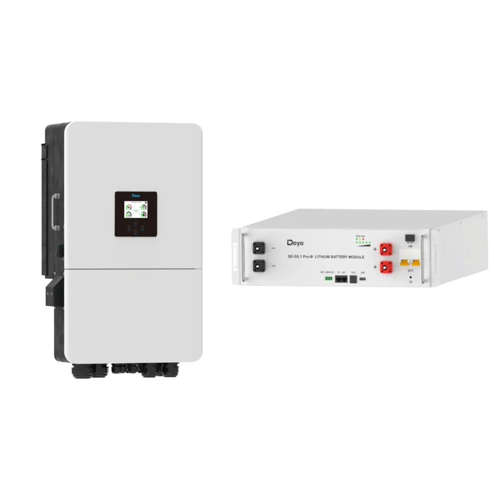 Falownik hybrydowy Deye SUN-20K-SG05LP3-EU-SM2 + 4 x Magazyn energii Deye SE-G5.1 PRO-B 5.12